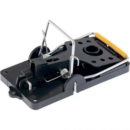 Мышеловка-крысоловка пластиковая открытая металлический механизм большая 140х75 мм СИБРТЕХ 94123 купить в Нефтеюганске