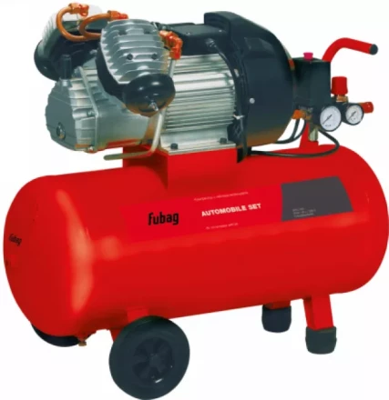 Компрессор масляный поршневой прямой привод Automobile Set VD 32/50 + 9 предметов Fubag купить в Нефтеюганске
