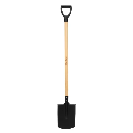 Лопата прямоугольная, 200х284х1340 мм, деревянный черенок с пропиткой, Россия Сибртех 614585 купить в Нефтеюганске