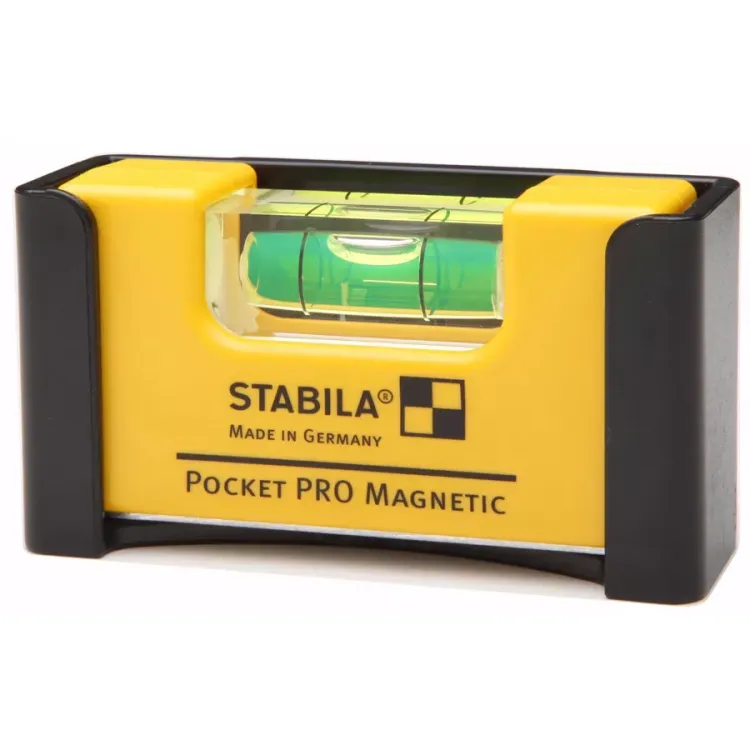 Уровень тип  Pocket Pro Magnetic 70x20x40мм в алюминиевом корпусе с магнитами с V-образным пазом  STABILA купить в Нефтеюганске