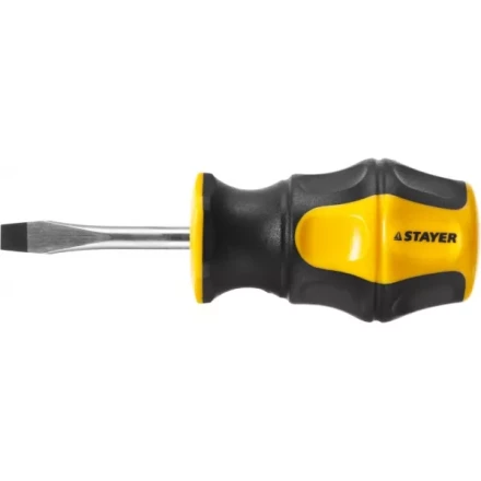 Отвертка STAYER &quot;MASTER&quot; &quot;HERCULES&quot;, Сr-V, противоскользящая рукоятка, SL5,0x38мм 25051-38-5.0_z01 купить в Нефтеюганске