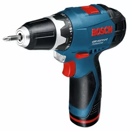 Дрель-шуруповерт аккумуляторная BOSCH GSR 10,8-2-LI (0.601.868.109) в кейсе купить в Нефтеюганске