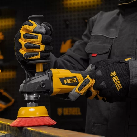 Щетка для УШМ Denzel, 100 мм, Чашка, нейлоновая щетина, М14, 74469 купить в Нефтеюганске