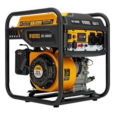 Генератор инверторный DENZEL GK-3800iF, 3,8 кВт, 230 В, ручной старт купить в Нефтеюганске