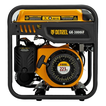Генератор инверторный DENZEL GK-3800iF, 3,8 кВт, 230 В, ручной старт купить в Нефтеюганске