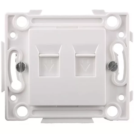 Розетка СВЕТОЗАР телефонная, 2 гнезда SV-55245-2 купить в Нефтеюганске