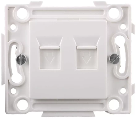 Розетка СВЕТОЗАР телефонная, 2 гнезда SV-55245-2 купить в Нефтеюганске