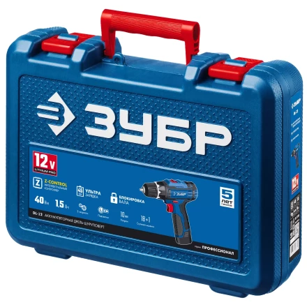 Дрель-шуруповерт 2 АКБ DL-12 A5 серия ПРОФЕССИОНАЛ купить в Нефтеюганске