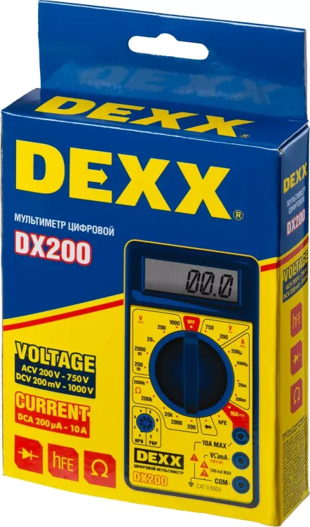 Мультиметр DEXX DX200 цифровой 45300 купить в Нефтеюганске