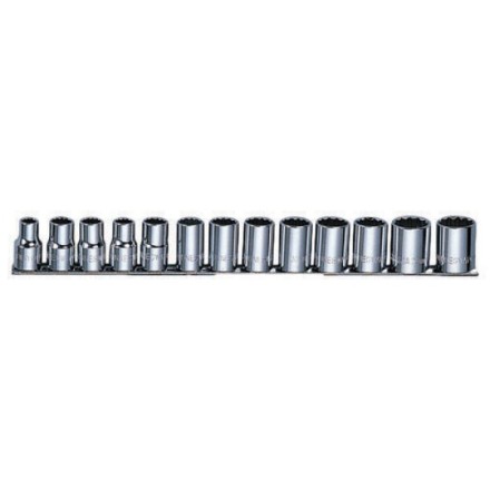 Набор головок торцевых 12-гранных на рельсе 3/8-1-1/8&quot;SAE Jonnesway S05H4213S 49079 купить в Нефтеюганске