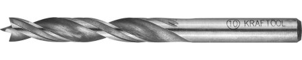 Сверло по дереву, двухленточное, спиральное, KRAFTOOL 29400-120-10, d=10x120мм 29400-120-10 купить в Нефтеюганске