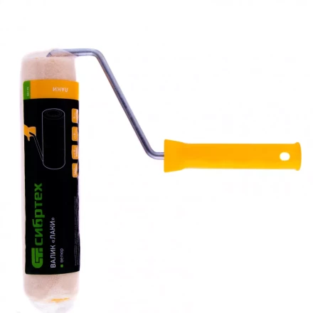 Валик &quot;Лаки&quot; 250 мм ворс 5 мм D 48 мм D ручки 8 мм Велюр Сибртех 80179 купить в Нефтеюганске