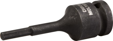Торцовая головка KRAFTOOL &quot;INDUSTRIE QUALITAT&quot; ударная (1/2&quot;), HEX, Cr-Mo, фосфатированная, H5 27950-05_z01 купить в Нефтеюганске