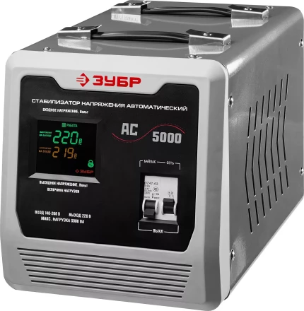 ЗУБР 5000ВА, 5 кВт, автоматический стабилизатор напряжения, Профессионал (59380-5) купить в Нефтеюганске