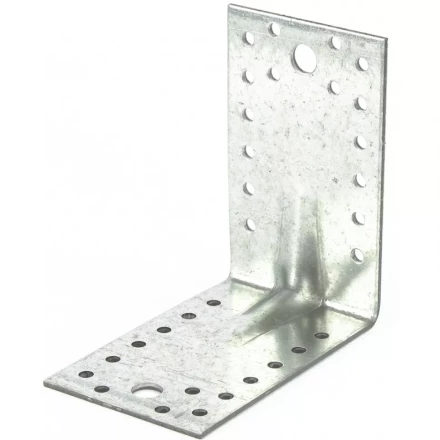 Крепежный уголок усиленный 2,5мм KUU 105x105x65 мм Россия Сибртех 464143 купить в Нефтеюганске