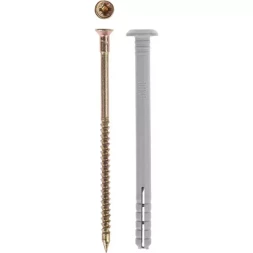 Дюбель-гвоздь ЗУБР &quot;МАСТЕР&quot; полипропиленовый, грибовидный бортик, 6 x 60 мм, 90 шт 4-301355-06-060