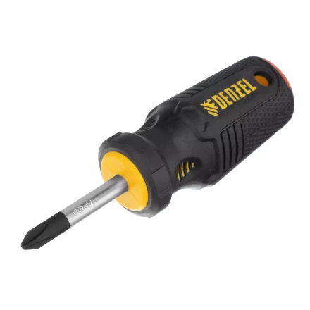 Отвертка PH2х38 мм, CrV, трехкомпонентная рукоятка Denzel 12186 купить в Нефтеюганске