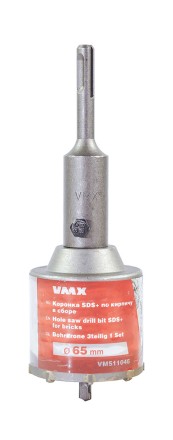 Коронка SDS+ ф65 мм по кирпичу в сборе VMX 511046 купить в Нефтеюганске