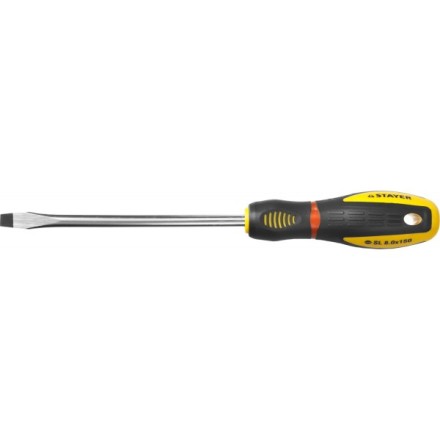 Отвертка STAYER &quot;PROFI&quot; &quot;PROTech&quot;, двухкомп рукоятка, намагниченная, Cr-Mo, SL8,0x150мм 25131-08-15_z02 купить в Нефтеюганске