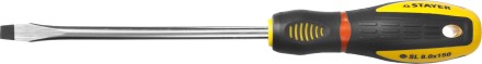 Отвертка STAYER &quot;PROFI&quot; &quot;PROTech&quot;, двухкомп рукоятка, намагниченная, Cr-Mo, SL8,0x150мм 25131-08-15_z02 купить в Нефтеюганске