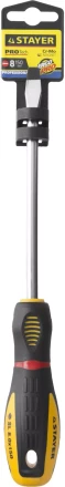 Отвертка STAYER &quot;PROFI&quot; &quot;PROTech&quot;, двухкомп рукоятка, намагниченная, Cr-Mo, SL8,0x150мм 25131-08-15_z02 купить в Нефтеюганске