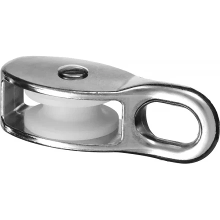 Блок ЗУБР &quot;МАСТЕР&quot; одинарный, оцинкованный, нейлоновый шкив, 8x30мм, 1 шт 304586-30 купить в Нефтеюганске