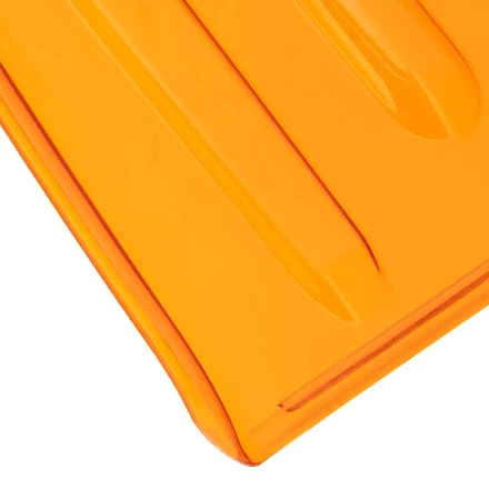 Лопата для уборки снега Сибртех 61673, поликарбонат, 270х360х840 мм, стальной черенок, усиленная купить в Нефтеюганске