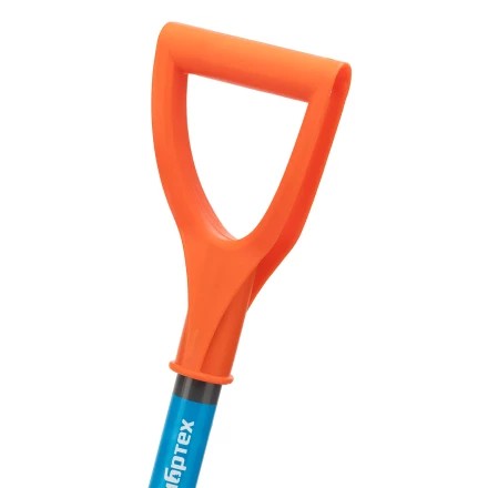 Лопата для уборки снега Сибртех 61673, поликарбонат, 270х360х840 мм, стальной черенок, усиленная купить в Нефтеюганске