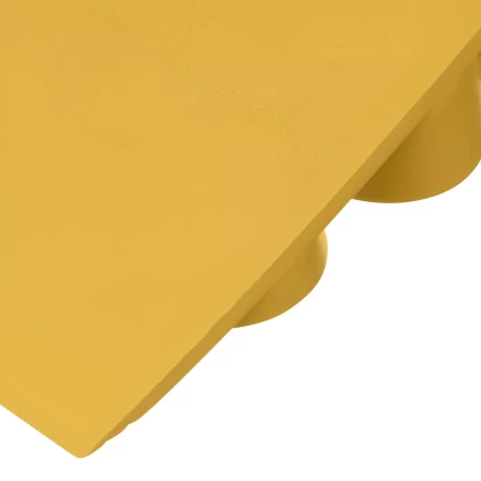 Упор противооткатный для грузового транспорта Stels 56778, ЖЕЛТЫЙ, 35 т, 473х200х205 мм купить в Нефтеюганске