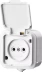 Розетка STAYER &quot;MASTER&quot; &quot;MAXIMA&quot; одноместная, с защитной крышкой, IP54, 10А, 220В 54305-W купить в Нефтеюганске