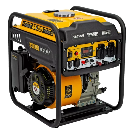 Генератор инверторный DENZEL GK-5500iF, 5,5 кВт, 230 В, ручной старт купить в Нефтеюганске