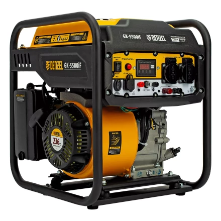 Генератор инверторный DENZEL GK-5500iF, 5,5 кВт, 230 В, ручной старт купить в Нефтеюганске