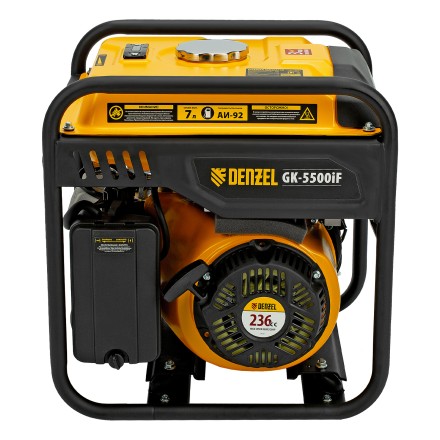 Генератор инверторный DENZEL GK-5500iF, 5,5 кВт, 230 В, ручной старт купить в Нефтеюганске