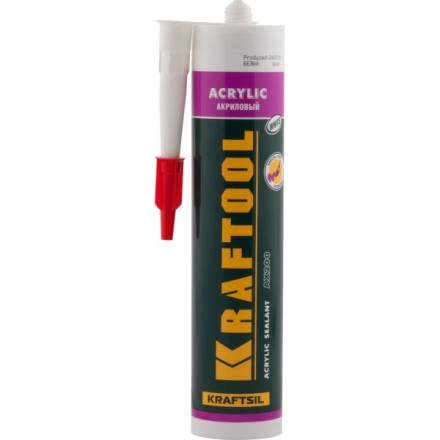 Герметик акриловый KRAFTOOL белый, 300мл 41251-0 купить в Нефтеюганске