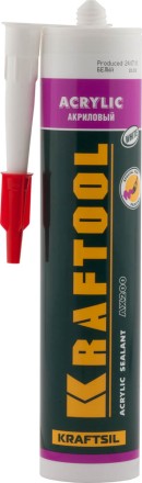 Герметик акриловый KRAFTOOL белый, 300мл 41251-0 купить в Нефтеюганске