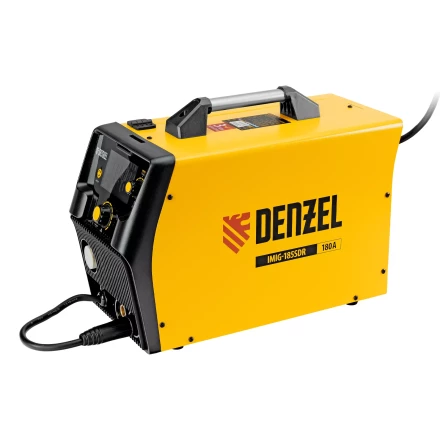 Аппарат инвертор. полуавтомат. cварки Denzel IMIG-185SDR 94363, 180 А, ПВ 60%, катушка 5 кг купить в Нефтеюганске