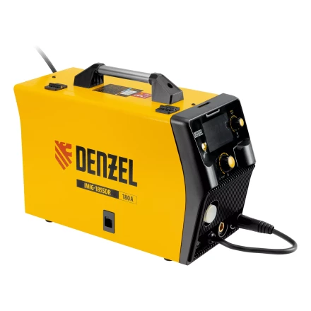 Аппарат инвертор. полуавтомат. cварки Denzel IMIG-185SDR 94363, 180 А, ПВ 60%, катушка 5 кг купить в Нефтеюганске