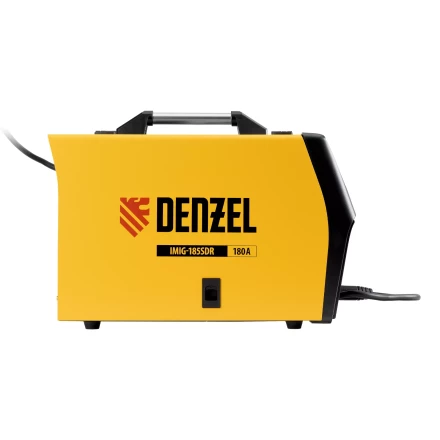 Аппарат инвертор. полуавтомат. cварки Denzel IMIG-185SDR 94363, 180 А, ПВ 60%, катушка 5 кг купить в Нефтеюганске
