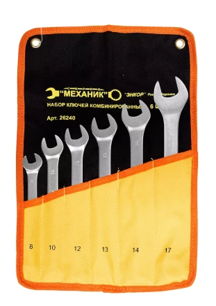 Набор ключей комбинированных 6 шт. чехол Энкор 26240 купить в Нефтеюганске