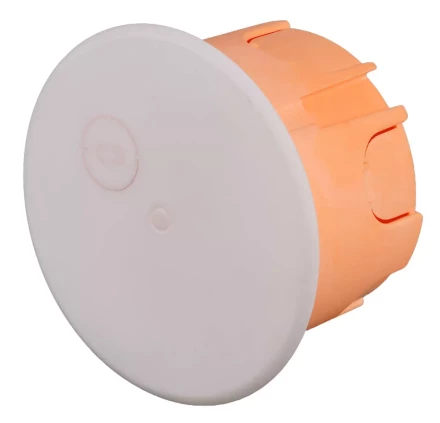 Коробка монтажная СВЕТОЗАР для подштукатурного монтажа, макс. напряжение 400В, с крышкой, 68х47мм, круглая SV-54923 купить в Нефтеюганске