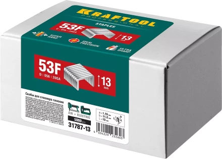 Скобы тип 20GA (53F / D / 056) 5000 шт 31787-13 купить в Нефтеюганске