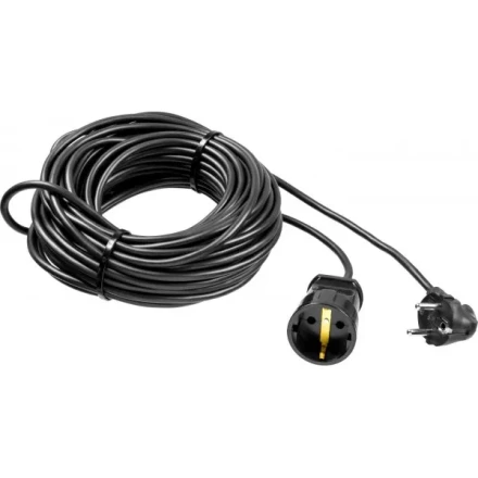 Удлинитель-шнур "ПВС 307-Ш", 20 м, 2500 Вт, 1 гнездо, ПВС 3х0,75 мм2, ЗУБР 55022-20 купить в Нефтеюганске