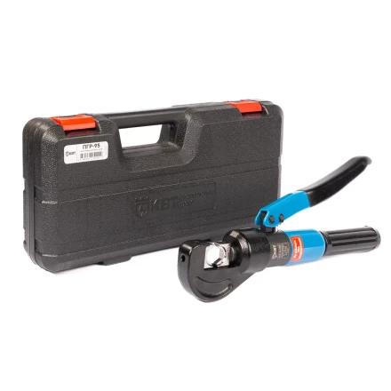 Пресс гидравлический ручной КВТ ПГР-95 для опрессовки наконечников до 95 мм (91809) купить в Нефтеюганске