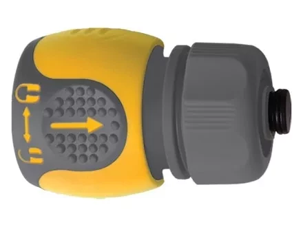 Соединитель для шланга 3/4&quot; аквастоп двухкомпонентный PALISAD LUXE 66242 купить в Нефтеюганске