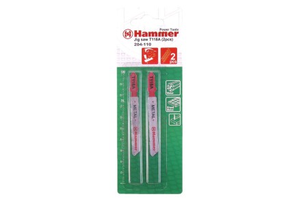 Пилки для лобзика HAMMER JG MT T118A (2шт.) купить в Нефтеюганске