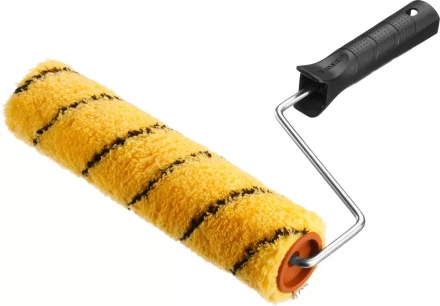 Валик малярный ЗУБР &quot;ОПТИМА -ДУАЛОН&quot;, все виды ЛКМ, идеален для ЛКМ на масляной основе, для ровных поверхностей, полиэстр, ворс 12 мм, бюгель 6 мм, 40х240мм 03518-24 купить в Нефтеюганске