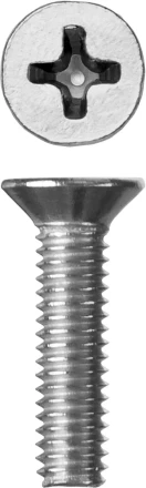 Винт ЗУБР &quot;МАСТЕР&quot; DIN 965, класс прочности 4.8, оцинкованный, M4x16мм, 5кг 303110-04-016 купить в Нефтеюганске