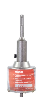 Коронка SDS+ ф70 мм по кирпичу в сборе VMX 511048 купить в Нефтеюганске