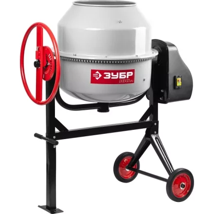 Бетоносмеситель ЗУБР, чугунный венец, 180л, 650Вт ЗБСЭ-180 купить в Нефтеюганске