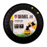 Леска для триммера звезда Denzel, 2,4мм х 260м, на DIN катушке FLEX CORD, 96286 купить в Нефтеюганске
